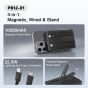 TRUSMI 15W Magnetic Wireless Power Bank Black with C+L Cable & Kickstand  PB12-01 (10000mAh)