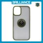 Brilliance LUX iPhone 16 Plus Hybrid Shell Anti-shock Ring Kickstand TPU Matte Case Green