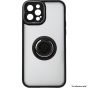 Brilliance LUX For iPhone 11 3D Electroplating with Ringstand Case Black