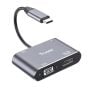 TRUSMI DS01-03 Type-C to HDMI VGA Multiport Adapter – USB 3.0, PD 100W Charging