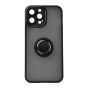 Brilliance LUX For iPhone 14 Pro Max 3D Electroplating with camera protector and Ringstand Case Black