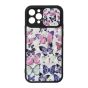 Brilliance LUX For iPhone 13 Pro Lambskin Sliding Window Case Butterfly