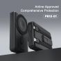TRUSMI 15W Magnetic Wireless Power Bank Black with C+L Cable & Kickstand  PB12-01 (10000mAh)