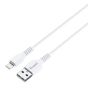TRUSMI 2.4A USB To iPhone Charging Cable White 2M