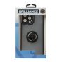 Brilliance LUX For iPhone 13 Pro Max 3D Electroplating with camera protector and Ringstand Case Black