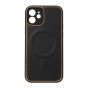 Brilliance LUX For iPhone 14 Plus Diamong Piece with Magnetic wireless charging Case Black