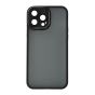 Brilliance LUX For iPhone 14 3D Electroplating with camera protector Case Black
