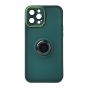 Brilliance LUX For iPhone 13 Pro Max 3D Electroplating with camera protector and Ringstand Case Green