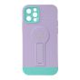 Brilliance LUX For iPhone 13 Pro Hawkeye Small Tail Case Purple and Green