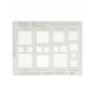 Multi-Function Universal BGA Reballing Stencil 0.3 / 0.35 / 0.4 / 0.5 (0.12MM) (Amaoe)
