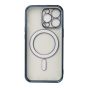 Brilliance LUX For iPhone 14 Electroplated Magnetic Case Blue