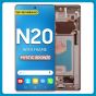 Samsung Note 20 5G LCD with Touch + Frame Mystic Bronze (Refurbished)