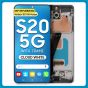 Samsung S20 5G LCD with Touch + Frame Cloud White (Compatible w/ Verizon 5G UW Model) (Refurbished)