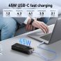 TRUSMI 45W Digital Display Power Bank Black  PB14-011 (20000mAh)