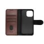 TRUSMI Samsung S23 Plus Cowhide Leather Wallet Case with Card Slot Dark Brown