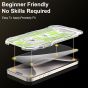AlignMaster Privacy Protector Kit For iPhone 15 Pro Max Premium Tempered Glass in Retail Packaging