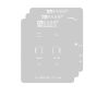 Amaoe Dot Matrix / Face ID / Original Color BGA Reball Stencil for iPhone 11