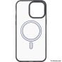 Brilliance LUX for Iphone 15 2.0 Imitation Hardware Inside Magnetic Suction Acrylic Case Black