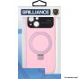 Brilliance LUX for Samsung S24 Large glass window + Lotus Leaf Bracket Solid Color Case Pink
