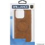 Brilliance LUX for Samsung S23 Ultra Skin phone case (TPU+PC material+PU leather material) Case Tan