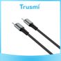 TRUSMI 66W Type C to Type C Braided Cable (1.2M)
