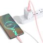 TRUSMI USB to Type C Pink Cable (1M)