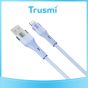 TRUSMI USB to iPhone Blue Cable