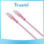 TRUSMI 20W Type C to iPhone Pink Cable (1M)