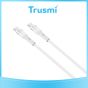 TRUSMI 100W Type C to Type C White Cable (1M)