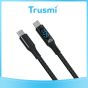 TRUSMI 60W Type C to Type C Digital Fast Charging Braided Cable (1M)