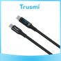 TRUSMI 100W Type C to Type C Digital Fast Charging Braided Cable (1M)