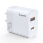 TRUSMI 30W Dual USB & Type-C Fast Charger