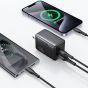 TRUSMI 45W Black Dual Type C & USB Power Adapter w/ Type C to Type C Cable