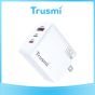 TRUSMI 65W USB & USB-L & Type-C White Fast Charger