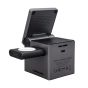 TRUSMI 3-in-1 Qi2 Wireless Charging Station – Cube Magnetic Charger Gray
