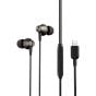 TRUSMI Wired Earphone For iPhone Black
