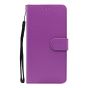 Brilliance LUX Samsung S24 Ultra Flip PU Leather Wallet Classic Card Pockets with Wrist Strap Case Purple
