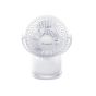 TRUSMI HA03-011 Bubble Planet Table Clip Fan White
