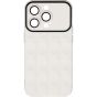 Brilliance LUX iPhone 15 Pro Max Black Frame Gradient Case Cream