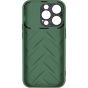 Brilliance LUX iPhone 15 Pro Woven Pattern Case Green