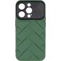 Brilliance LUX iPhone 15 Pro Woven Pattern Case Green