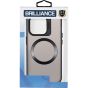 Brilliance LUX iPhone 15 Plus Lens holder transparent CD pattern Case Black
