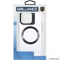 Brilliance LUX for Iphone 15 Pro Max Lens holder transparent CD pattern case White