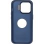 Brilliance LUX iPhone 15 Pro Max Lens holder solid color + iron plate + magnifying glass Case Blue