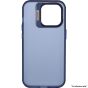 Brilliance LUX iPhone 15 Lens holder transparent Case Blue