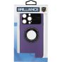 Brilliance LUX iPhone 15 Large glass window + iron magnifying glass Case Purple