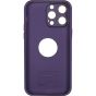 Brilliance LUX iPhone 15 Plus Large glass window + iron magnifying glass Case Purple