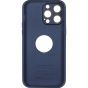 Brilliance LUX iPhone 15 Plus Large glass window + iron magnifying glass Case Deep Blue