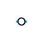 iPad Pro 12.9" 1st Gen Home Button Plate w/ Rubber Gasket