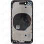 iPhone 8 Back Housing w/ Small Parts Black NO LOGO